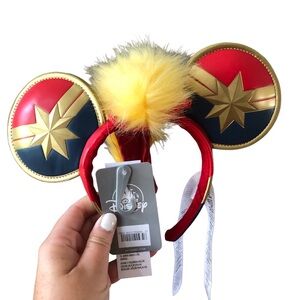 NWT Captain Marvel Mickey Ears Avengers Campus Disney Parks